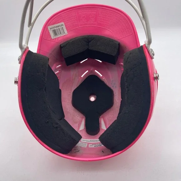 Rawlings RCFH Pink 6.5-7.5 Softball Batting Helmet + Face Guard WALRCFHMSBFG-OPK - Picture 5 of 16